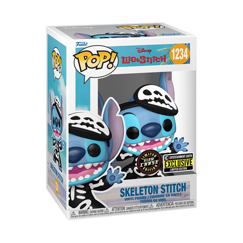 Lilo & Stitch Skeleton Stitch Funko Pop! Vinyl Figure #1234 - Entertainment Earth Exclusive - CHASE