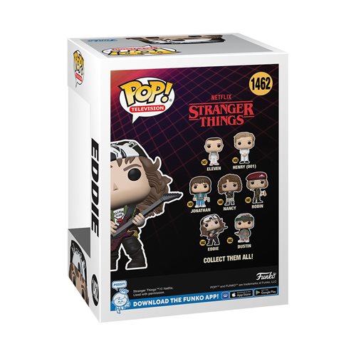 Stranger Things Season 4 Eddie with Guitar Funko Pop! Vinyl Figure #1462