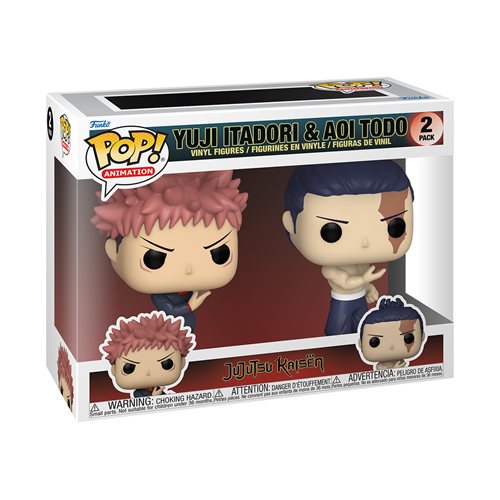 Jujutsu Kaisen Yuji Itadori and Aoi Todo Funko Pop! Vinyl Figure 2-Pack