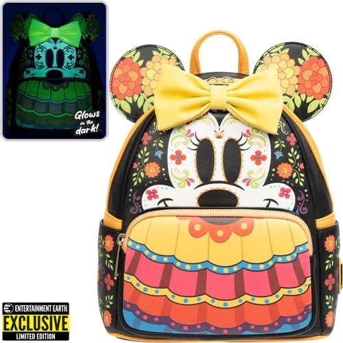 Minnie Mouse Dia de los Muertos Sugar Skull Mini-Backpack