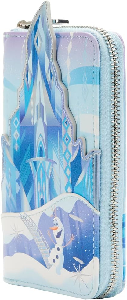 Frozen Elsa Ice Castle Zip-Around Wallet