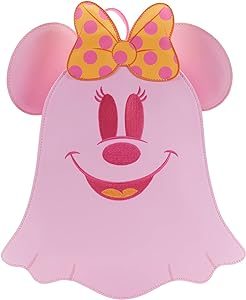 Minnie Mouse Pastel Pink Ghost Minnie GITD Mini-Backpack