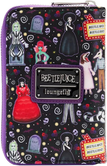 Beetlejuice Icons Zip-Around Wallet