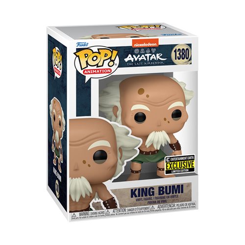 Avatar: The Last Airbender King Bumi Funko Pop! Vinyl Figure #1380 - Entertainment Earth Exclusive