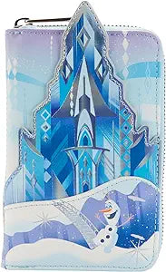 Frozen Elsa Ice Castle Zip-Around Wallet