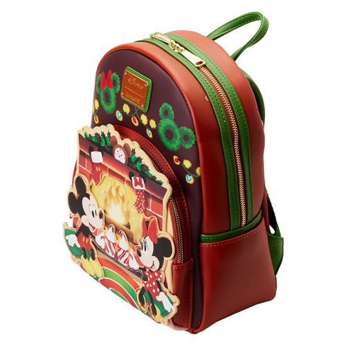 Mickey Mouse Minnie Mouse Fireplace Light-Up Mini-Backpack