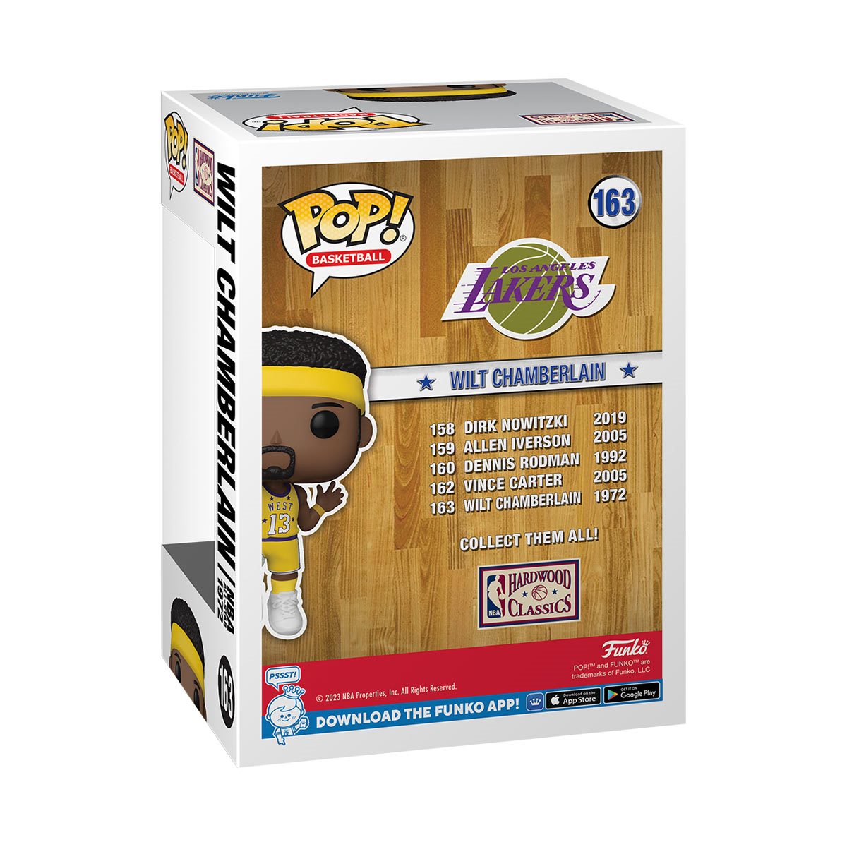 NBA: All-Stars Wilt Chamberlain (1973) Funko Pop! Vinyl Figure #163