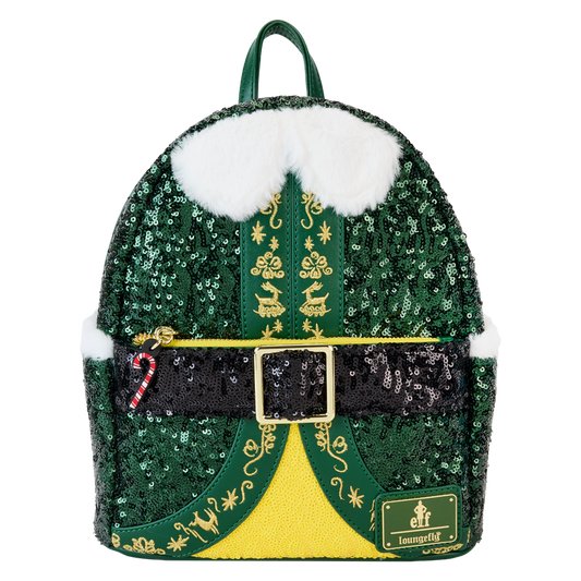 Elf Buddy Sequin Cosplay Mini Backpack