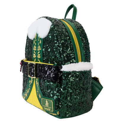 Elf Buddy Sequin Cosplay Mini Backpack