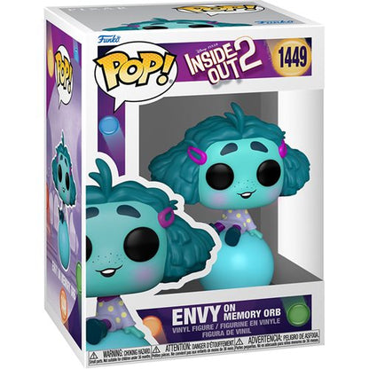 Inside Out 2 Envy On Memory Orb Funko Pop! Vinyl Figure #1449