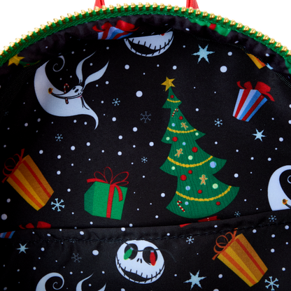 The Nightmare Before Christmas Jack Wrapped In Lights Light Up Glow Mini Backpack Loungefly