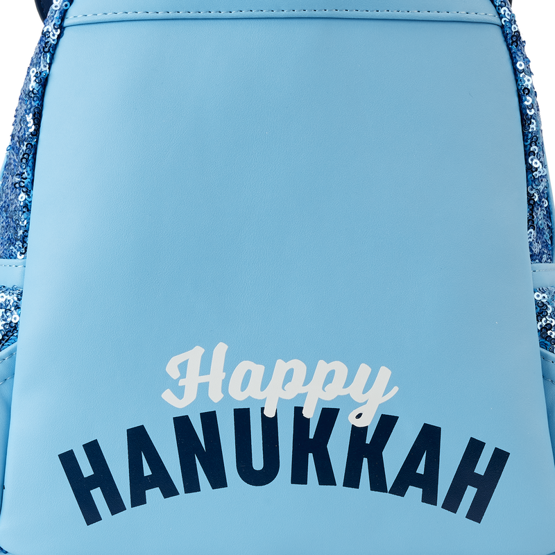 Mickey Mouse Happy Hanukkah Menorah GITD Mini-Backpack