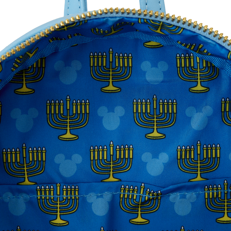 Mickey Mouse Happy Hanukkah Menorah GITD Mini-Backpack