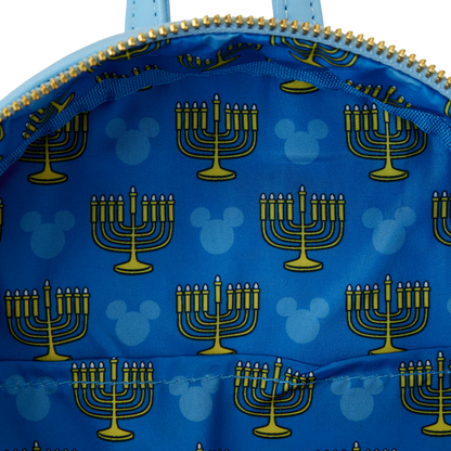 Mickey Mouse Happy Hanukkah Menorah GITD Mini-Backpack