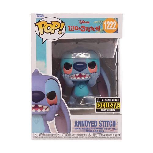 Lilo & Stitch Annoyed Stitch Funko Pop! Vinyl Figure #1222- Entertainment Earth Exclusive