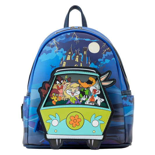 Warner Brothers 100th Anniversary Looney Tunes & Scooby Mashup Mini Backpack GITD