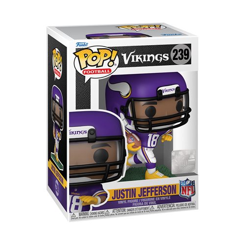 NFL Vikings Justin Jefferson Funko Pop! Vinyl Figure #239