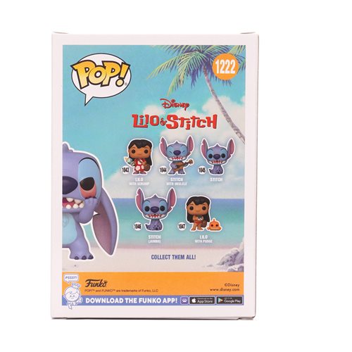 Lilo & Stitch Annoyed Stitch Funko Pop! Vinyl Figure #1222- Entertainment Earth Exclusive