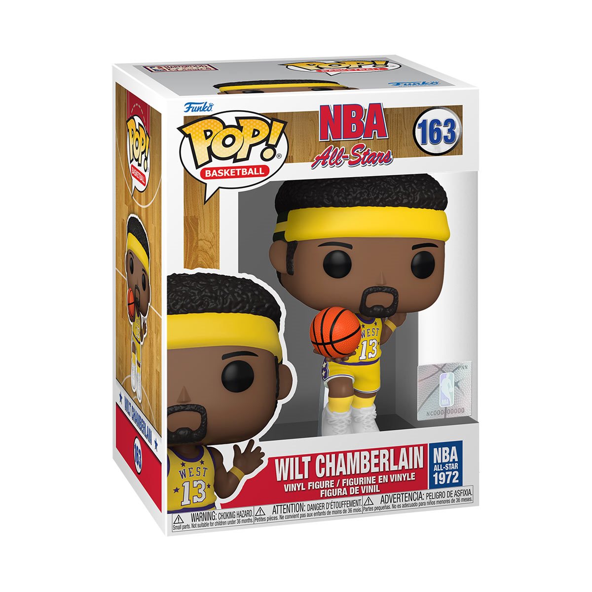 NBA: All-Stars Wilt Chamberlain (1973) Funko Pop! Vinyl Figure #163