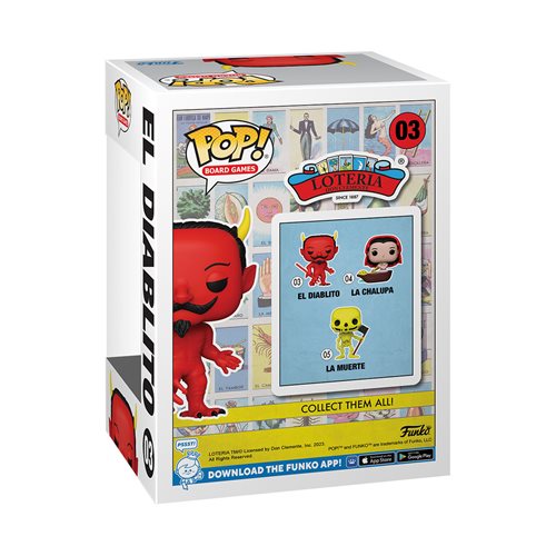 Loteria El Diablito Glow-in-the-Dark Funko Pop! Vinyl Figure - Previews Exclusive