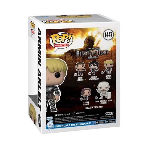 Attack on Titan Armin Arlelt Funko Pop! Vinyl Figure #1447