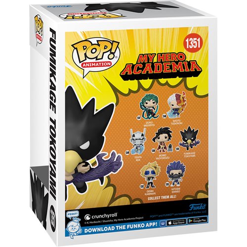 My Hero Academia Fumikage Tokoyami Fallen Angel Glow-in-the-Dark Funko Pop! Vinyl Figure #1351 - AAA Anime Exclusive