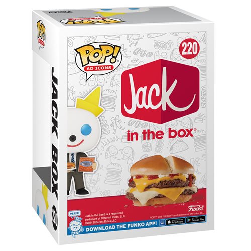 Jack in the Box Jack Box Meaty Cheesy Boys Funko Pop! Vinyl Figure #220