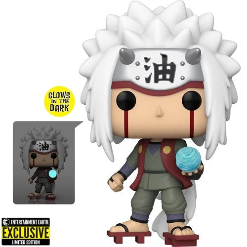 Naruto: Shippuden Jiraiya with Rasengan Glow-in-the-Dark Funko Pop! Vinyl Figure #1481 - Entertainment Earth Exclusive