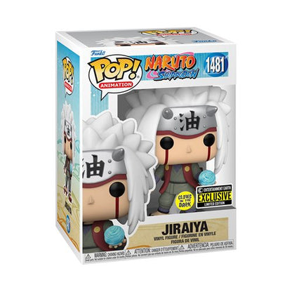 Naruto: Shippuden Jiraiya with Rasengan Glow-in-the-Dark Funko Pop! Vinyl Figure #1481 - Entertainment Earth Exclusive