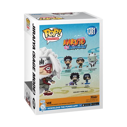 Naruto: Shippuden Jiraiya Sage Mode Funko Pop! Vinyl Figure #1381 - AAA Anime Exclusive