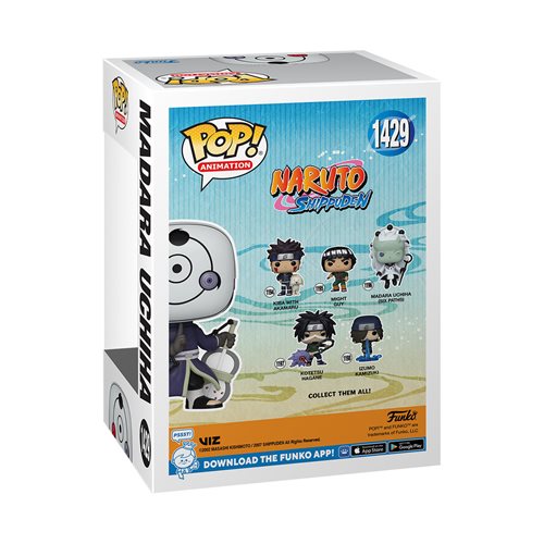 Naruto: Shippuden Madara Uchiha Funko Pop! Vinyl Figure #1429 - Entertainment Earth Exclusive