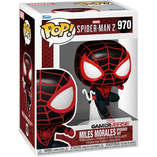 Spider-Man 2 Game Miles Morales Upgraded Suit Funko Pop! Vinyl Figure #970