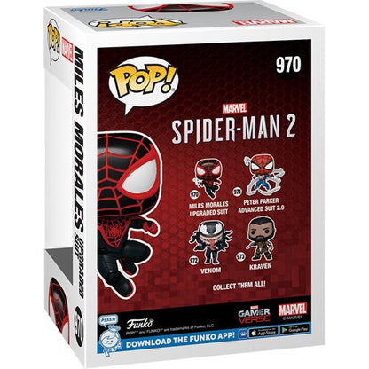 Spider-Man 2 Game Miles Morales Upgraded Suit Funko Pop! Vinyl Figure #970