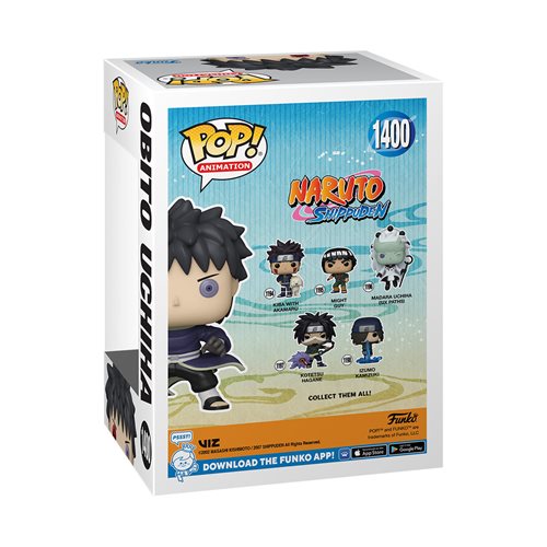 Naruto Obito Uchiha Unmasked Funko Pop! Vinyl Figure #1400 - Entertainment Earth Exclusive