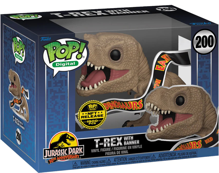 Jurassic Park 30th Anniversary - T. Rex with Banner #200