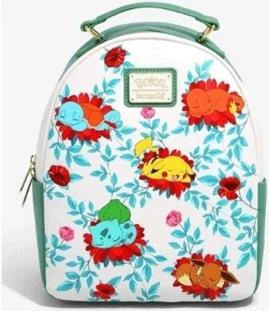 Pokemon Sleeping Floral Mini -Backpack