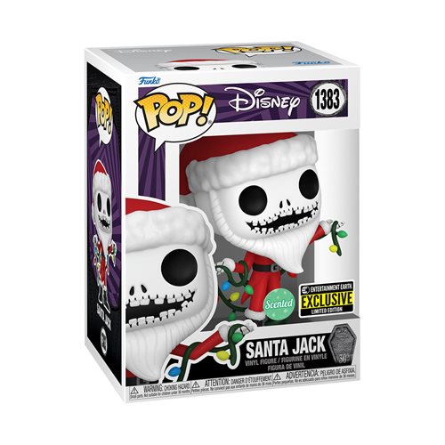 Nightmare Before Christmas 30th Anniversary Santa Jack Scented Funko Pop! Vinyl Figure - Entertainment Earth Exclusive